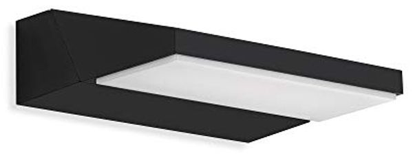 Telefunken - LED Außenwandleuchte, Außenwandlampe, Kopf drehbar, 10 Watt, 1. 100 Lumen, 4. 000 Kelvin, IP44, Schwarz, 172 x 141 x 52 mm (LxBxH)