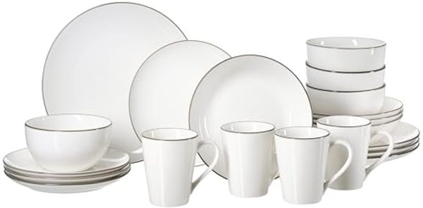 Ritzenhoff & Breker Kombiservice Adela (20-tlg), 4 Personen, Porzellan, aus Porzellan für 4 Personen