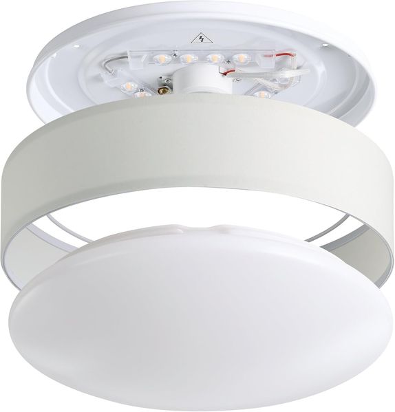 Eglo 31588 LED Deckenleuchte PASTERI Textil weiß 3x3,6W H:7,5cm Ø32cm 3000K Bild 5