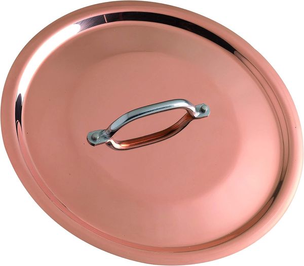 Pentole Agnelli Deckel von Kupfer verzinnt für Induktion 20 cm