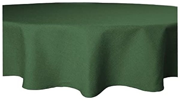 Haus und Deko Tischdecke Tischdecke rund 140 cm Ø beschichtet Leinenoptik wasserabweisend (1-tlg)