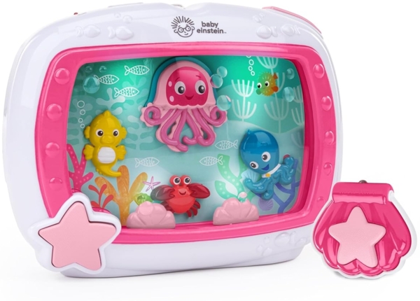 Baby Einstein Sea Dreams Soother, Baby Einschlafhilfen & Weißes Rauschen, 25+ Min. Musik & Ozeanklänge, Fernbedient, White N
