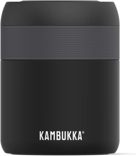 Kambukka Bora Matte Black 04 L Mattschwarze Edelstahl-Lunchflasche Bild 7