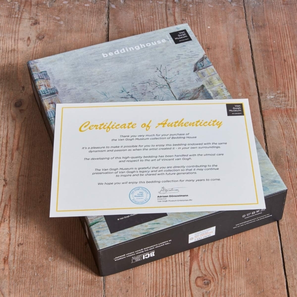 beddinghouse Mako Satin Bettwäsche 2 teilig Bettbezug 155x220 cm Kopfkissenbezug 80x80 cm Orchard 197139 Natur Bild 6