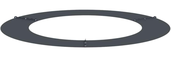 vidaXL geeignet für flache Baumringe Anthrazit Ø60 / 90 cm Stahl 873708 Bild 4