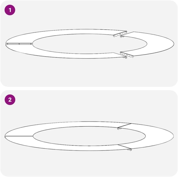 vidaXL geeignet für flache Baumringe Anthrazit Ø60 / 90 cm Stahl 873708 Bild 7