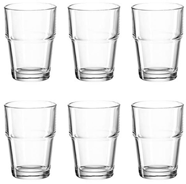 montana: :easy Becher, 6er Set, Trinkbecher, Trinkglas, Wasserglas, Saftglas, Glas, 200 ml, 051035