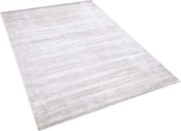 Teppich Viskose hellgrau 140x200 cm GESI II Bild 4