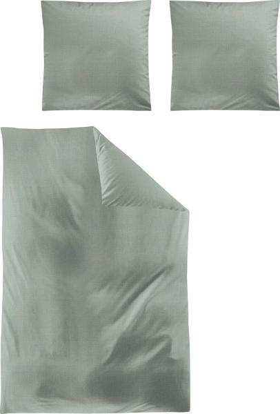 Irisette Tencel-Satin Bettwäsche Set Lotus 8521 salbei 155 x 220 cm + 1 Kissenbezug 80x80 cm