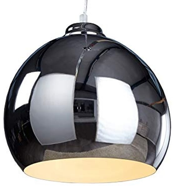 riess-ambiente Hängeleuchte CHROMAGON 30cm silber, ohne Leuchtmittel, Wohnzimmer · Metall · Esszimmer · Pendel · Modern