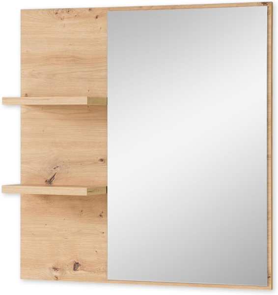 Innostyle Garderobenspiegel in Artisan Eiche Dekor- 78x80x17cm (BxHxT)