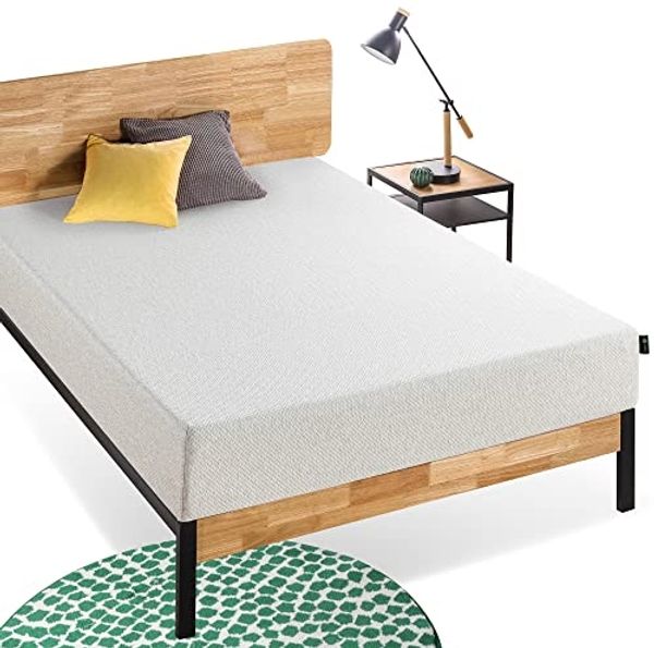 Zinus EU-FMS-10L Comfort Mattress, Foam/Fabric, Single