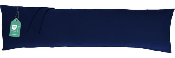 Livessa Seitenschläferkissen Bezug 40x145 - Verdeckter Reißverschluss an der Langen Seite, aus%100 Baumwolle Jersey Stoff, Ultra weich und atmungsaktiv, Oeko-Tex Zertifiziert
