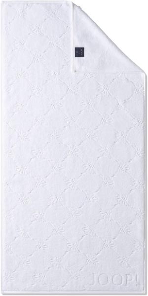 JOOP Uni Handtücher Cornflower|Handtuch 50x100 cm| weiss