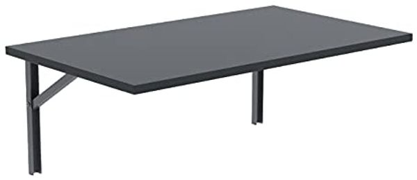 mikon 70x50 | Wandklapptisch Klapptisch Wandtisch Küchentisch Schreibtisch Kindertisch | ANTHRAZIT Bild 3