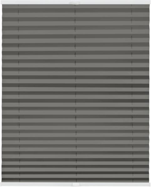 Lichtblick Sonnenschutzsysteme GmbH Thermo-Plissee Ljungby 130 cm x 100 cm (BxL) Grau Tageslicht mit Hitzeschutz; einfache Installation mit Klemmträgern; verspannt