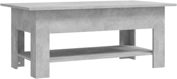 Couchtisch Betongrau 102 x 55 x 42 cm Holzwerkstoff [810257]