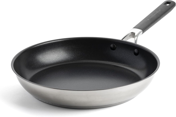 KitchenAid Bratpfanne Edelstahl Keramik Antihaft 30 cm - 29 bis 32 cm