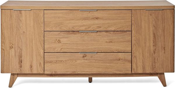Jahnke Sideboard, Engineered Wood, Montana Eiche Nb, One Size