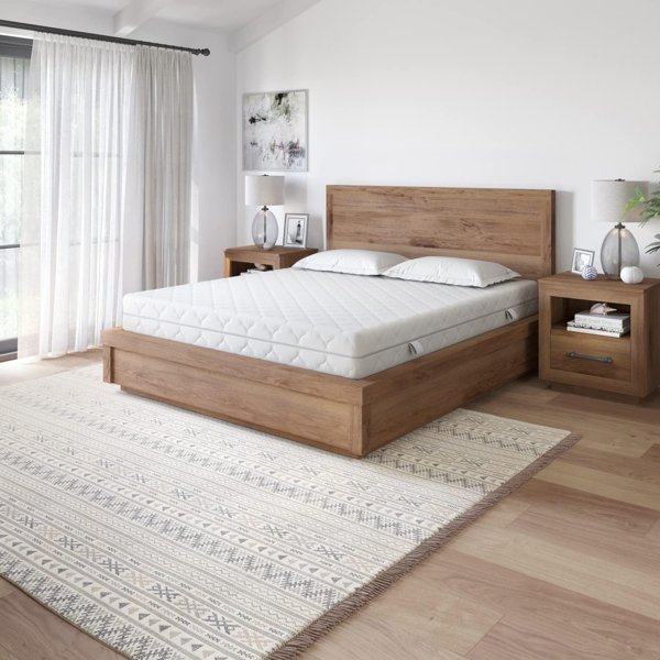 Matratze 120x200, Mister Sandman Federkernmatratze, 21 cm hoch, Taschenfederkernmatratze, Matratze mit 7 Zonen Taschenfederkern, atmungsaktiv, Härte H2 H3, nachhaltiger Versand als Rollmatratze Bild 7