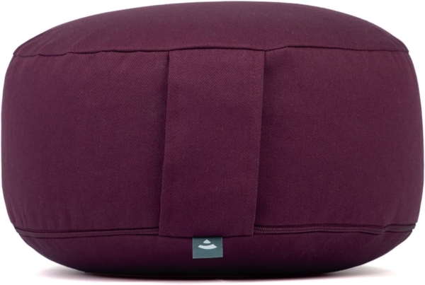 bodhi Meditationskissen Meditationskissen RONDO ECO, Füllung: Dinkel aubergine