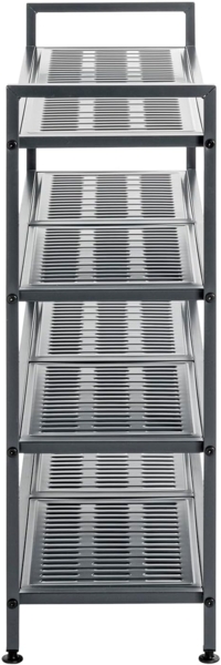 HAKU Möbel Schuhregal, anthrazit, Metall - Maße: B 73 x H 72 x T 25 cm, Style: Modern Bild 4