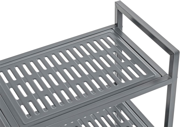 HAKU Möbel Schuhregal, anthrazit, Metall - Maße: B 73 x H 72 x T 25 cm, Style: Modern Bild 5