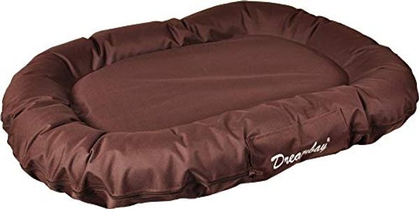 Flamingo Tierkissen Kissen Dreambay oval braun