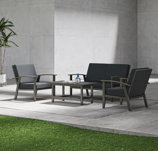 Royal Garden Berlin Set 4-teilig Anthrazit