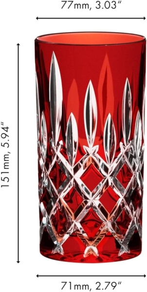 Riedel LAUDON Highball Longdrinkglas 395 ml Rot Bild 3