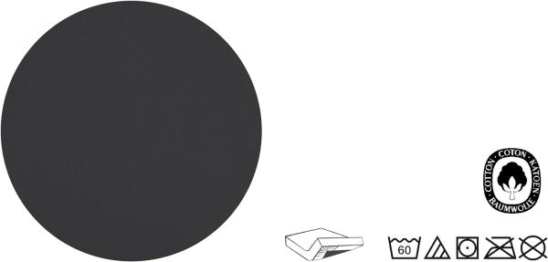 biberna Feinjersey-Spannbetttuch 0077144, titanium, 1x 90x190 cm - 100x200 cm Bild 5