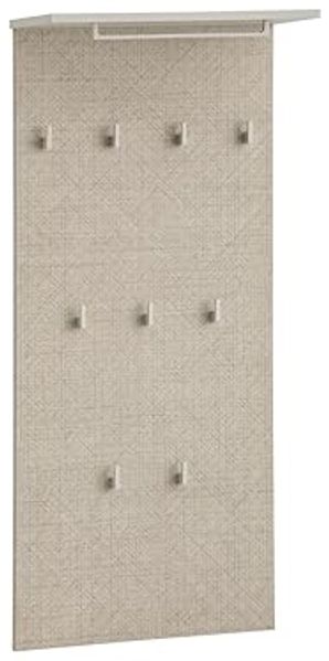 Schildmeyer Hakenpaneel Edno 159985, cremebeige/Canasta Dekor, 50 x 20,9 x 110,6 cm