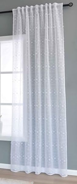 Gardinenbox Schiebegardine (1 St), Multifunktionsband, transparent, Polyester, Pompom »VALENCIA« Multiband Scherli 2023400