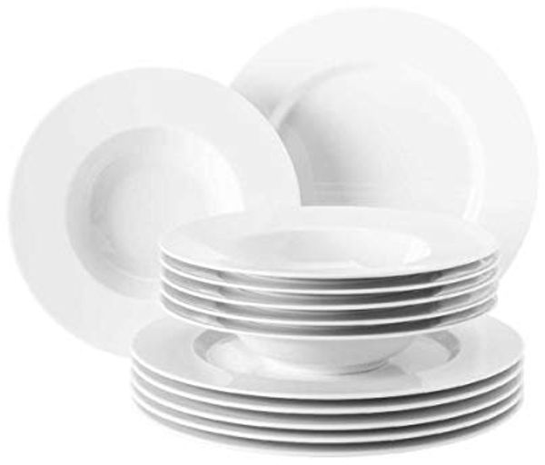 Seltmann Weiden No Limits Weiß Tafelservice 12-teilig