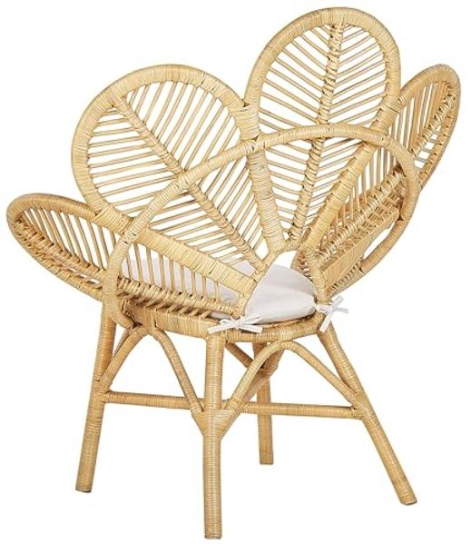 'FLORENTINE LIMNI' Bistro Set, mit Kissen, Rattan Beige, 84 x 84 x 40 cm Bild 6