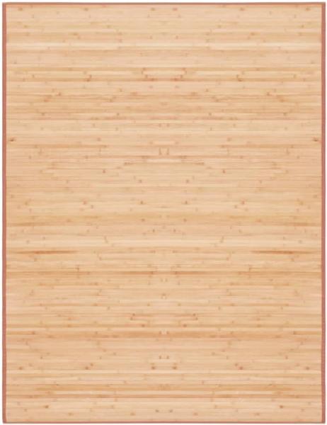 Teppich Bambus 150×200 cm Braun