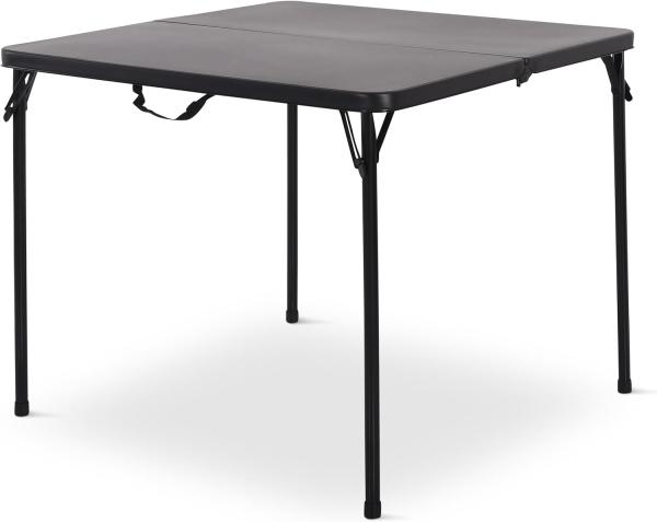 Raburg Klapptisch Camping-Tisch, 4 Personen, Schwarz, Garten & Outdoor, Jonas, einteilig, 86 cm x 86 cm, leicht, klappbar, Belastbarkeit 20 kg