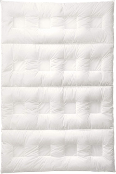 Kauffmann Daunendecke Gänsedaunendecke First Class 135x200 cm Steppung 2x3 Füllgewicht: = 150 g leicht Bild 1