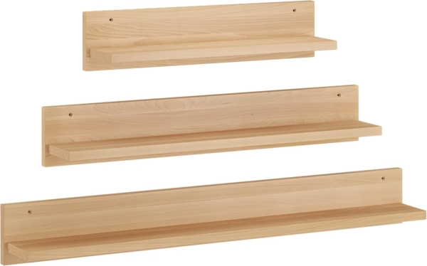 Wandablage Regal Ablage aus Buche Länge wählbar V-90.84-54