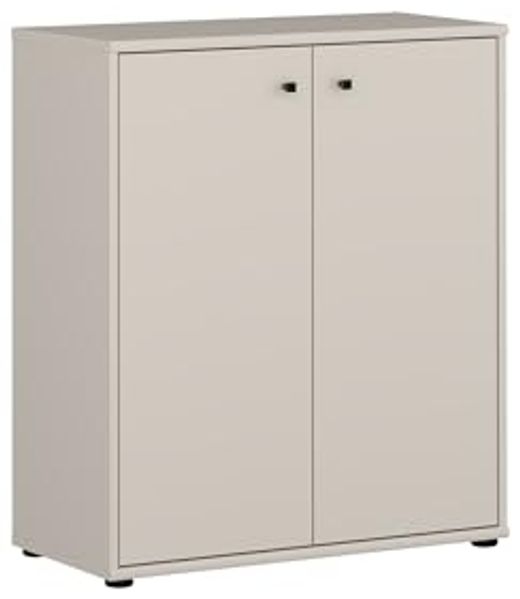 Kommode >TEMPRA2< in Sand - 73,7x85,5x34,8cm (BxHxT)