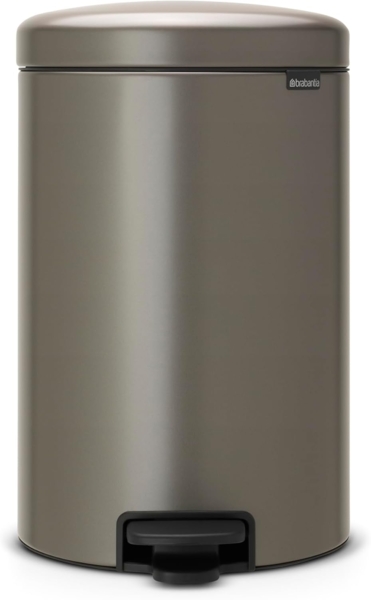 Brabantia 'NewIcon' Treteimer, Platinum, 20 Liter