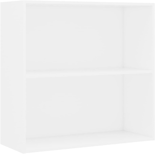vidaXL Bücherregal Weiß 80x30x76,5 cm Holzwerkstoff 800999