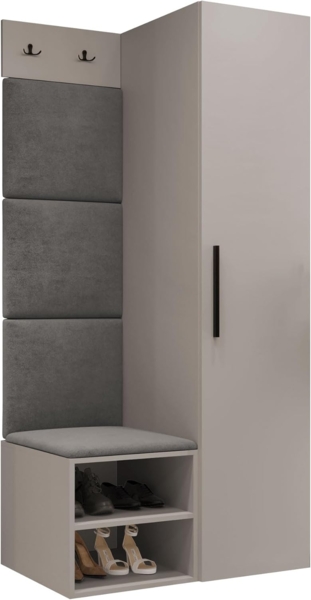 Garderoben-Set Mapreni III (Farbe: Cashmere, Manila 16)