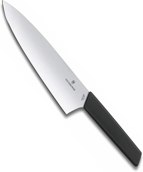 Victorinox 'Swiss Modern' Tranchiermesser, Stahl schwarz, 20 cm