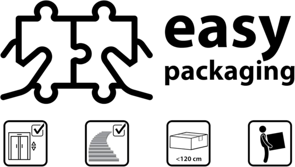 Skraut Home | Schminktisch | Frisiertisch mit Stauraum | 177 x 145 x 35 cm | mit Schublade | Kommode mit Schubladen | Lamellenwand Holz | Moderner Stil | Eiche Bild 7