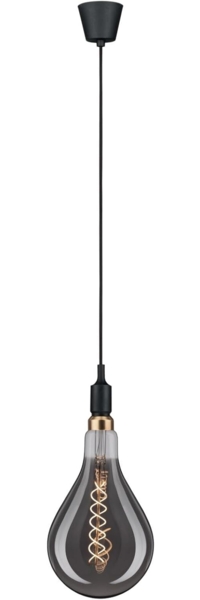 Paulmann 288. 58 LED BigDrop E27 230V 200lm 7W 1800K dimmbar Rauchglas Bild 4