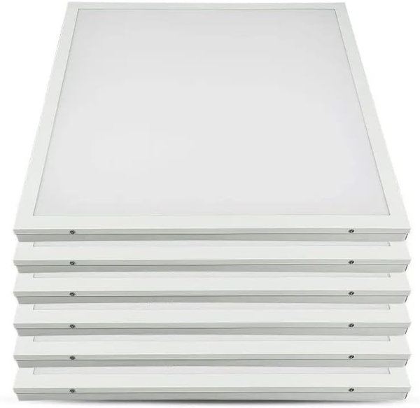 6x LED Einbau Panel, 36 Watt, 4320 Lumen, kaltweiß, 59,5x59,5 cm