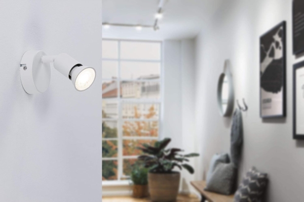 Paulmann 66763 Strahler Carolina 1-flammig max. 1x10W GU10 Weiß matt ohne Leuchtmittel Bild 2