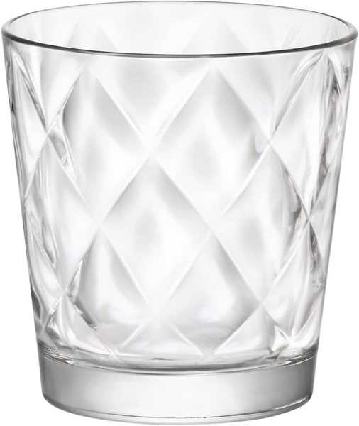 Bormioli 128756-v42 Kaleido Wasserglas, transparent 24 cl Set 6