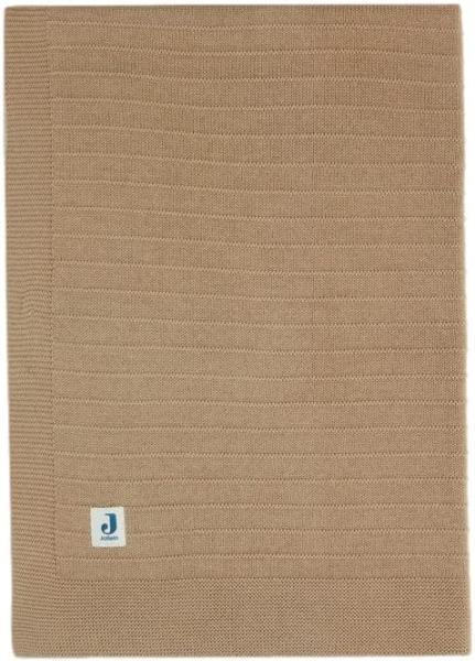 Jollein Pure Knit Babydecke Nougat 75 x 100 cm Braun